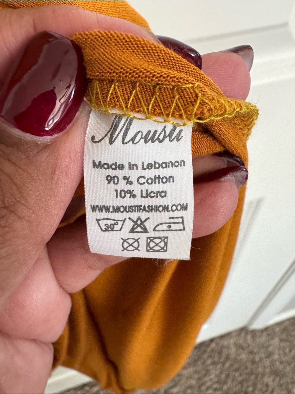 Mousti Mustard Maxi Tank Maternity Dress - Picture 2 of 7